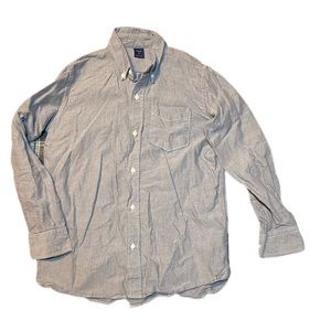 GapKids Boy’s Gray Long Sleeve Button Down Shirt